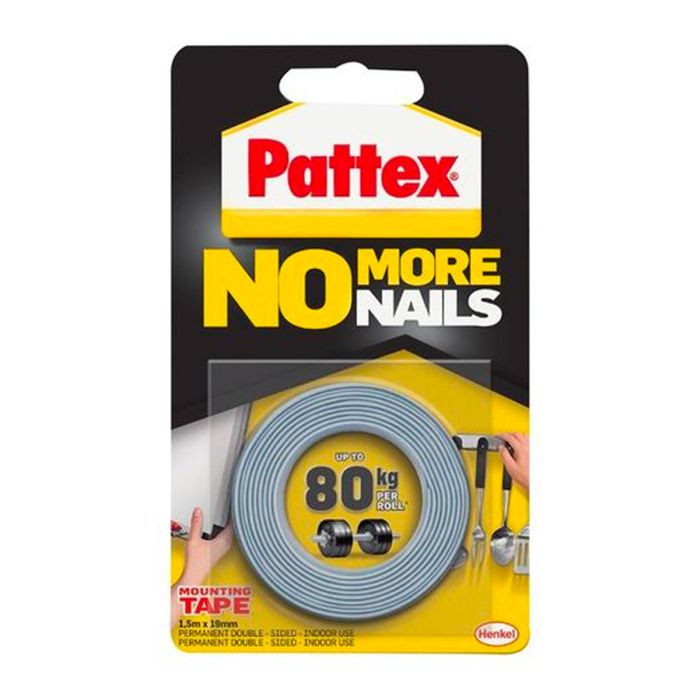 PATTEX NO MORE NAILS ADHESIVE TAPE 80KG 1687500